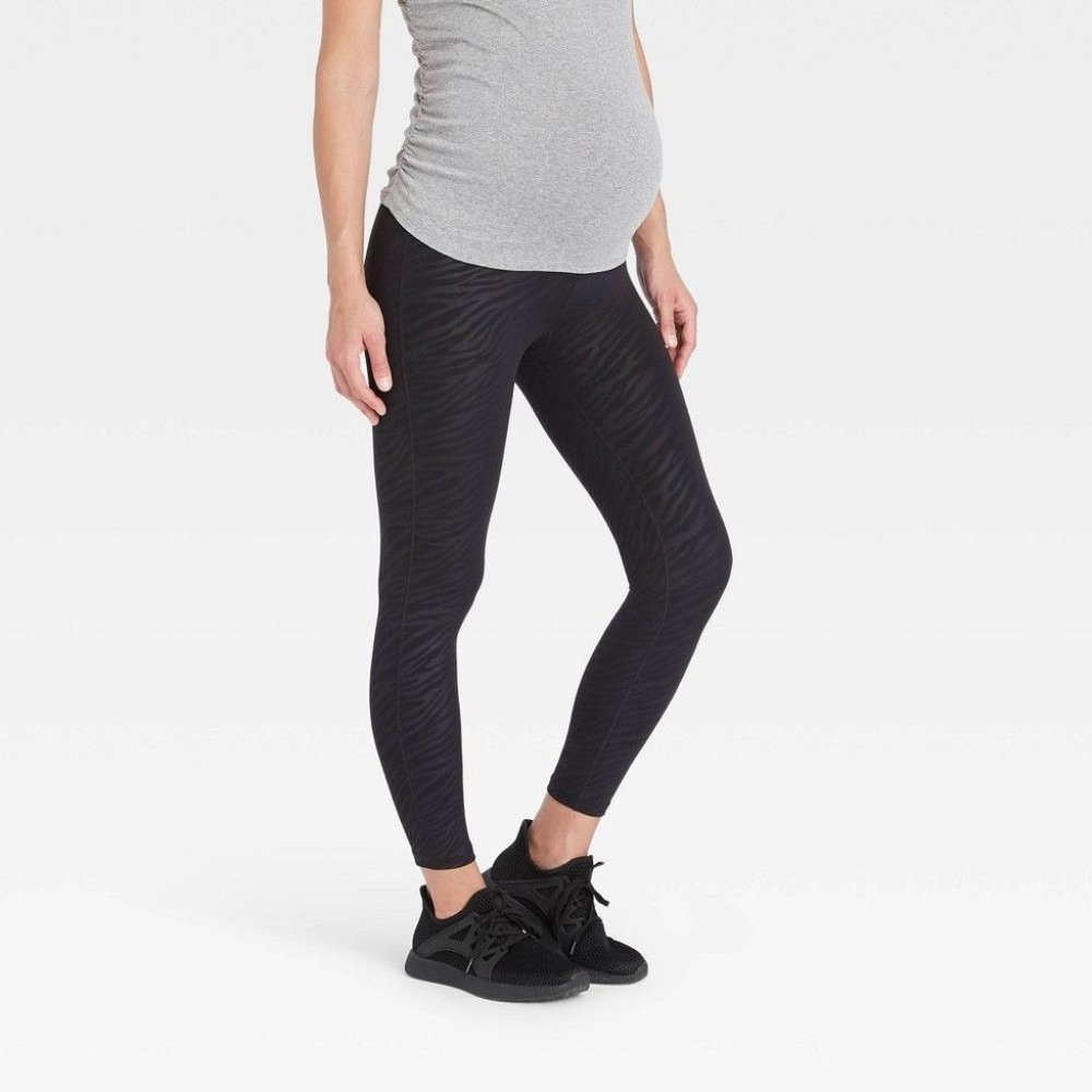 Women's Isabel Maternity by Ingrid & Isabel Black Leggings XL
